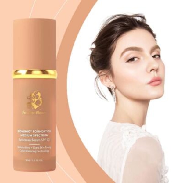 Forever Bloom Foundation 4-i-1 Biomimic Medium Spectrum Foundation Flytande 30g