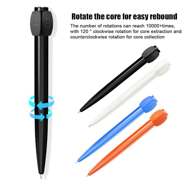Decompression Roterande Gel Penna Svar Penna Nyhet Abcd Kulspetspenna✨w M4J6 R7D4 black one size