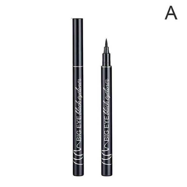 1X Kvinnor Eyeliner Flytande Eyeliner Penna Smink Vattentät Svart/Vit black One-size