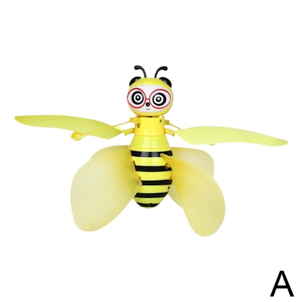 Flygande Fée Honungsbi Dockor Magiska Julklappar Infraröd Kontroll Induktioner Snabbt~ yellow one-size