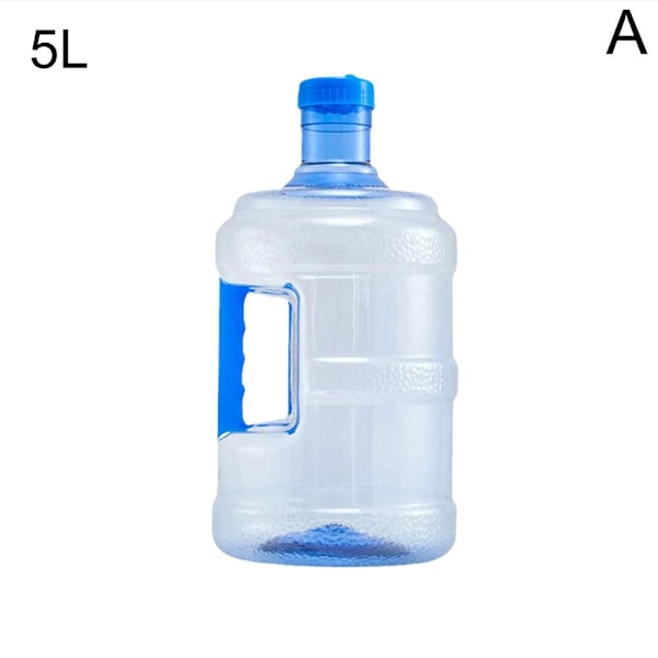 Stor Återanvändbar 3/5 L Vattenflaska Dunk Behållare BPA-fri Kontor Hem-- blueB 7.5L