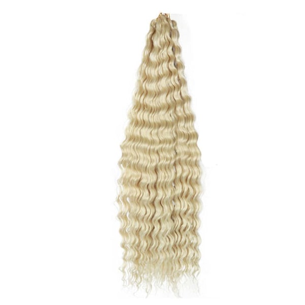 30 tum lång Deep Twist syntetiskt hår Deep Curly Hair Extension. T1B BUG onesize
