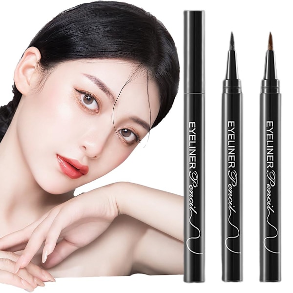 Vattentät Flytande Eyeliner Penna Långvarig Ögonmakeup Liner Kosmetika^ R2N8 bown One size