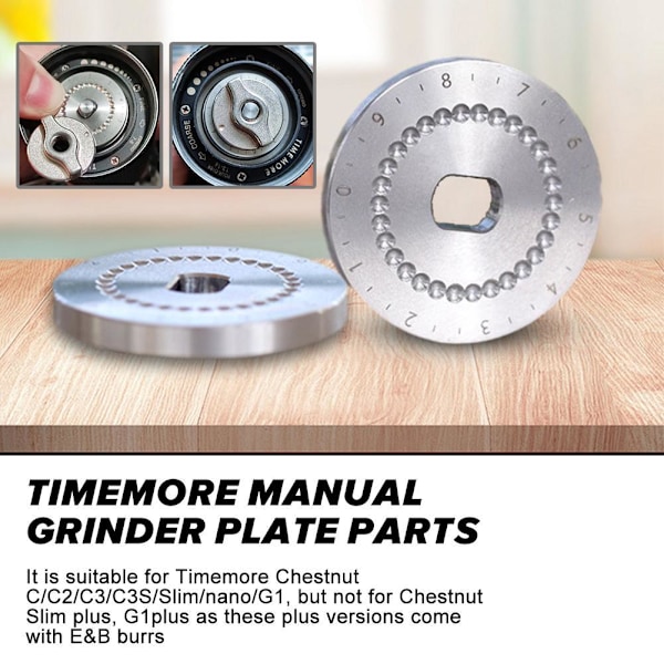 Manuell Kvarn Plattdelar För Timemore Chestnut New L0