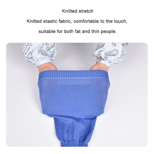 Solskydd Långärmad Dam Herr Ridning Körning Skydd Stretch-stickad Rengöring Arm Hushållsarbete Y7j9 Blue 1pair