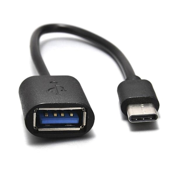 OTG USB-C 3.1 Hane Typ-C till USB Adapter 3.0 A Hona Konverterare 2025 DataUS2025 black one-size