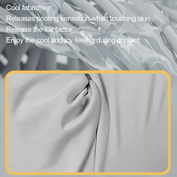 Unisex Långa Halvfingerhandskar Armskydd Sol UV-skydd Arm Ice Cover` A9R9  gray2 48*11cm