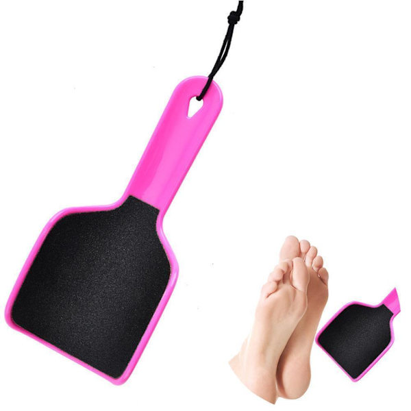 Dubbelsidig fotfil Exfoliator Vårdverktyg Rakhyvel Skrapa R7X5 green 1pcs