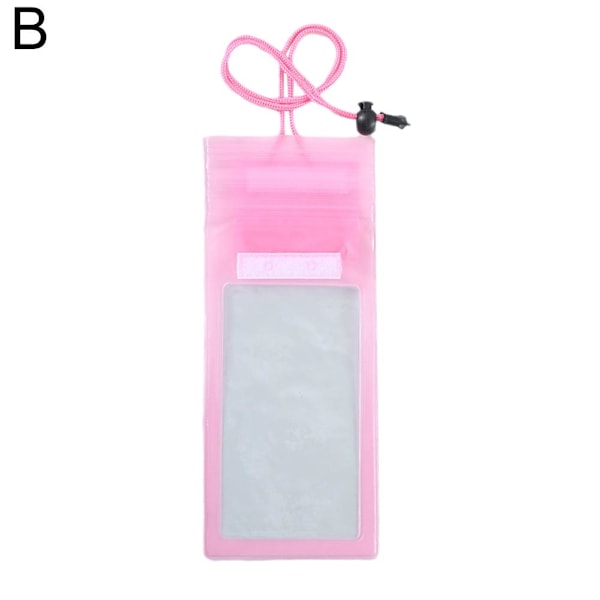 Vattentät Väska Transparent Dammtät Förseglad Dykväska Pekskärm. ~χ U9S7 A8H4  pink 11x27