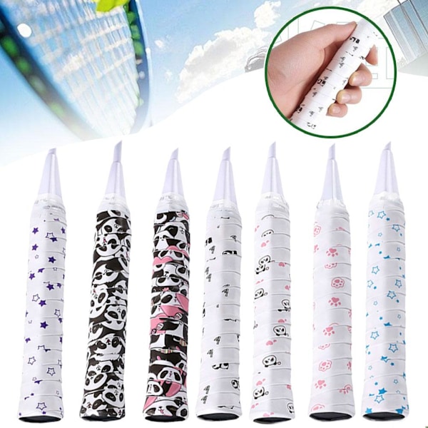 Badminton Tecknade Greppband Klibbiga Halkskydd Slitstarka D7 pink cat claws 1pc