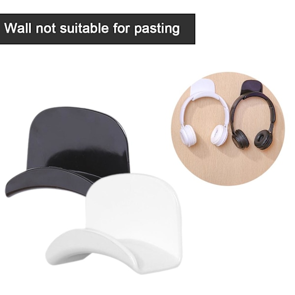 1-fack Hörlursfäste Förvaringskrok DE P9G1 S9J2 white one-size