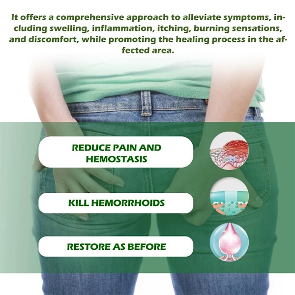 Herbalheal Hemorrojder Spray, Naturlig Herbal Hemorrojder Spray -