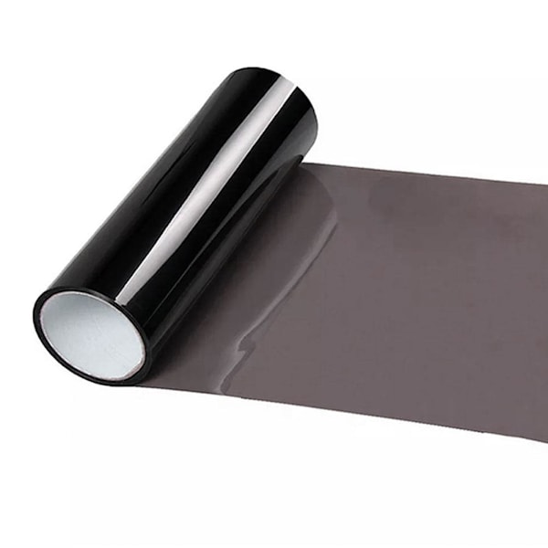 Bil Strålkastare Glansig Färgskiftande Film Färgskiftande Broms Bakljus Fil X9H2 Taillight smoked 30cm*60cm One size