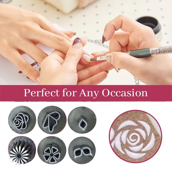 10-delars Nagelset Praktisk Nagelförsegling Nagelkonst Stämpel Penna P3h4 D 1pcs