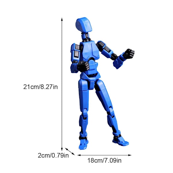 Rolig Vridande Stickman Sugpropp Variation Liten Robot Dekompressions Stickman Fotografi Leksak K5y1 grey black onesize