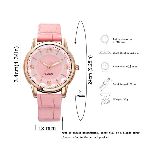 Nytt Mode Casual Dam Quartz Klocka PU Läder Färg Armband Flicka Urtavla Klocka Studentpresenter O0X5 Blue One size