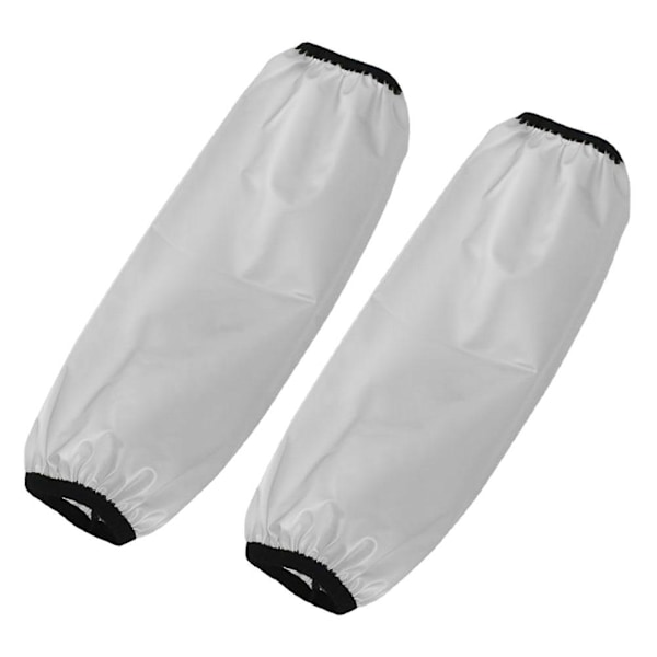 Armskydd Vattentätt Oljetätt Smutsavvisande Förlängd Design För Män Kvinnor Svart Skyddshylsa För Arbete white a pair
