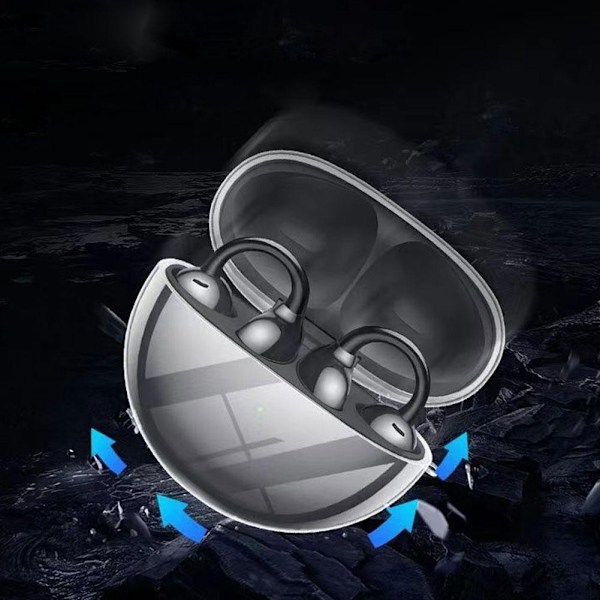 För Huawei Free Clip Skal/FreeBuds Pro 3/2+ Genomskinligt Mjukt Silikonskal Stöttåligt V1E5 transprent For HUAWEI Free Clip