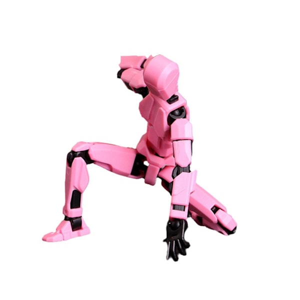 Rolig Vridande Stickman Sugpropp Variation Liten Robot Dekompressions Stickman Fotografi Leksak K5y1 pink black onesize