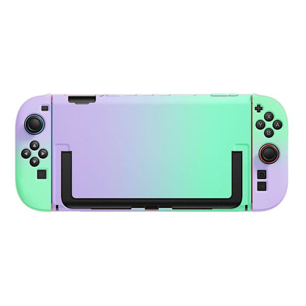 För Switch 2 Skyddsfodral Enkel Set Spelkonsol Skyddsfodral N2M3 Purple green gradient 1pcs