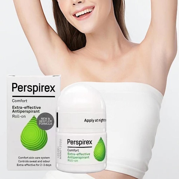 Perspirex Comfort Extra Antiperspirant Roll On Kontroll Svett & Lukt 20M