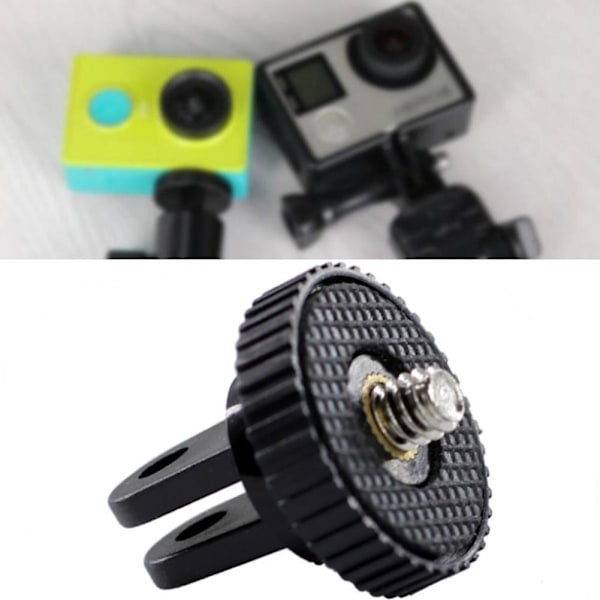 Mini 1/4\" Monopod Stativfäste Adapter med Skruvgänga 1-3 Her