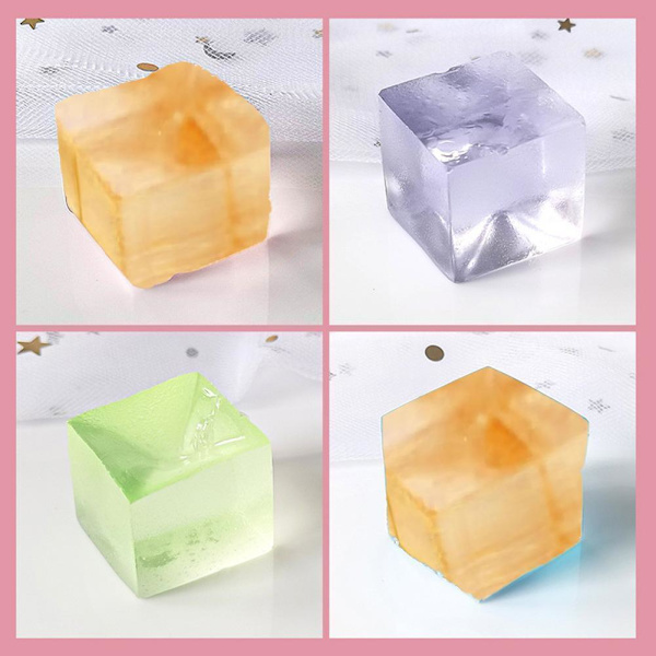 Mini Isblock Leksak Stressboll Leksak Ny Transparent Lot L5 Kub Fidget F6Y6 T3U6 green one-size