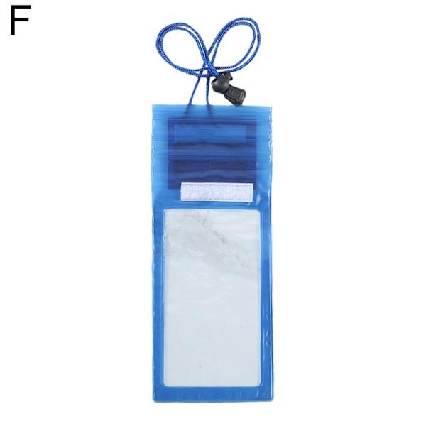 Vattentät Väska Transparent Dammtät Förseglad Dykväska Pekskärm. ~χ U9S7 A8H4  blue 11x27