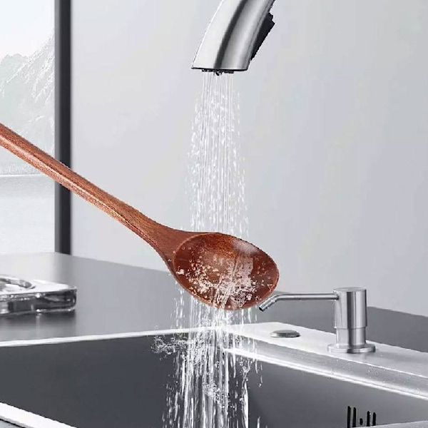 Lång Träsked Provsmakningsskedar Blandning Honung Kaffe Sked Provsmakningsskedar Lot I9