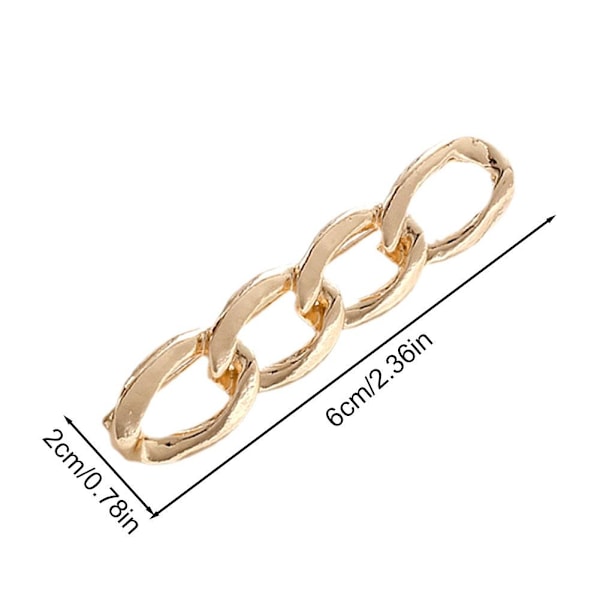 Knapp Midjeband Förlängt Midjeklämma Brosch Halsringningstillbehör✨b O6K9 E5Z4 sliver one-size
