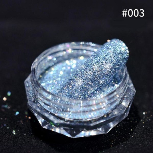 KRONDO Crystal Diamond Nail Powder, Sparkling Nail Glitter Powder 03 One-size