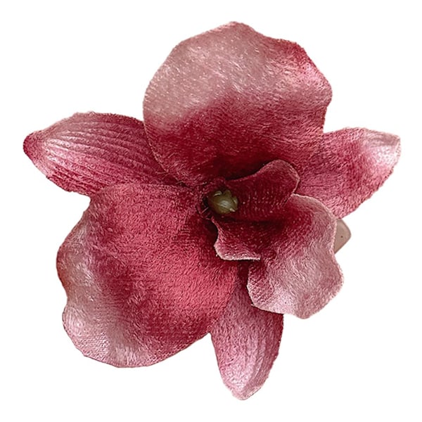 Phalaenopsis Fransk Retro Hårklämma Simuleringsblomma Hårnål P4W1 E1Z7 red 1pcs