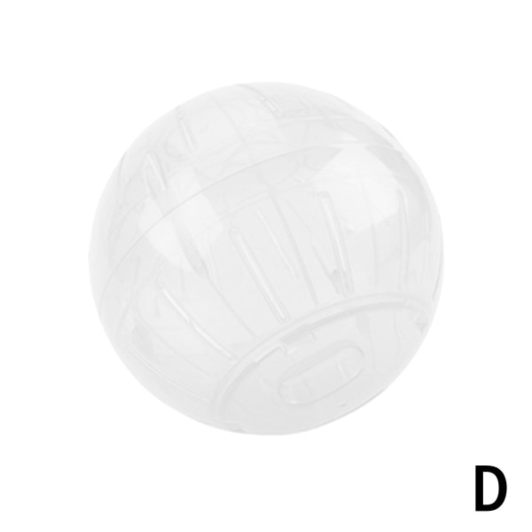 Hamster Träningsboll Transparent Plast 10cm Löparboll För white One-size