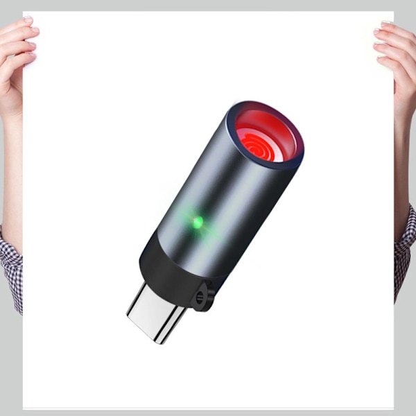 Elektrisk tändare - USB C tändare, flamlös vindtät, present till män A R9G7