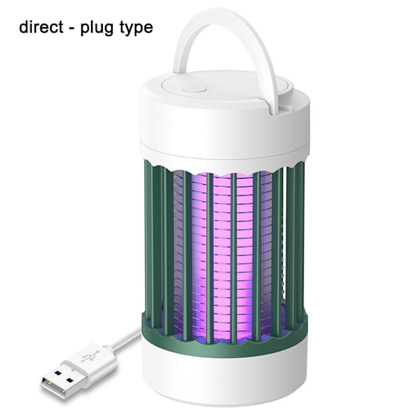 Elektrisk myggdödarlampa UV-ljus insektsdödare fälla USB uppladdningsbar sommar % direct - plug type 1pcs
