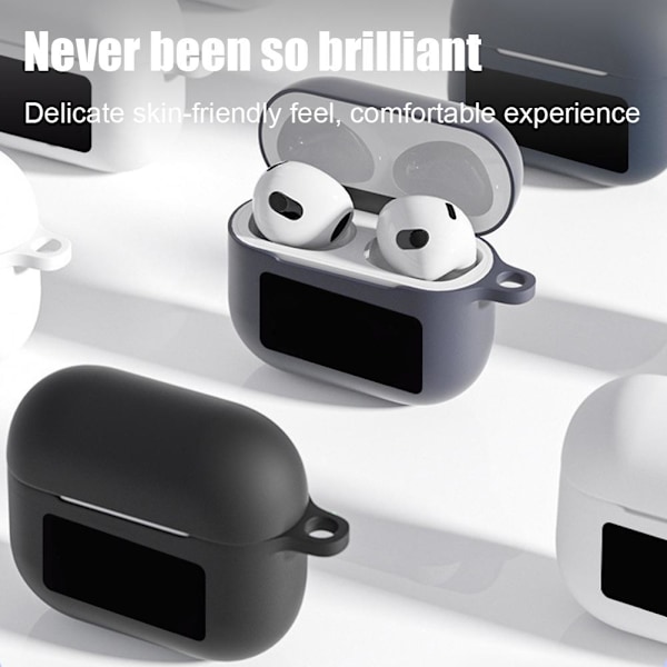 Hörlursskyddsfodral Bluetooth-hörlurar med mjukt silikonskal som skyddar mot fall. White 1pcs