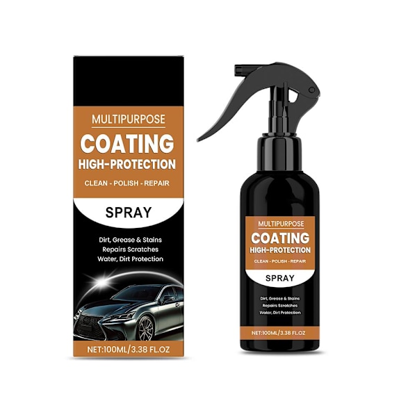 Turbo Shine Nexa, högt skydd snabb bilbeläggningsspray, bil Nano-spray 1pcsA One size