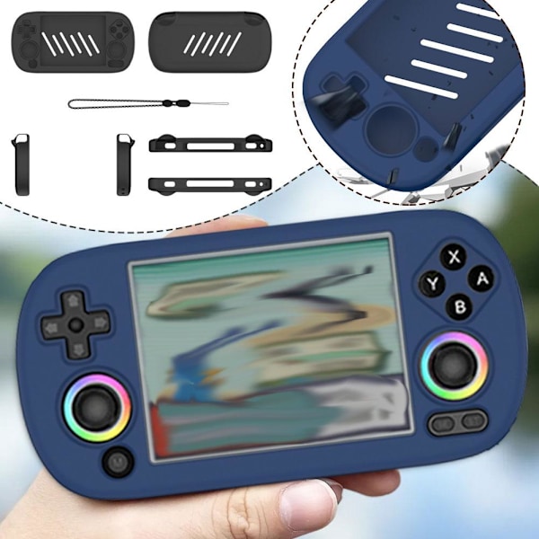 för Anbernic RG40xx H Skyddsfodral Stöttåligt skydd Handhållen R9 Black 1pcs