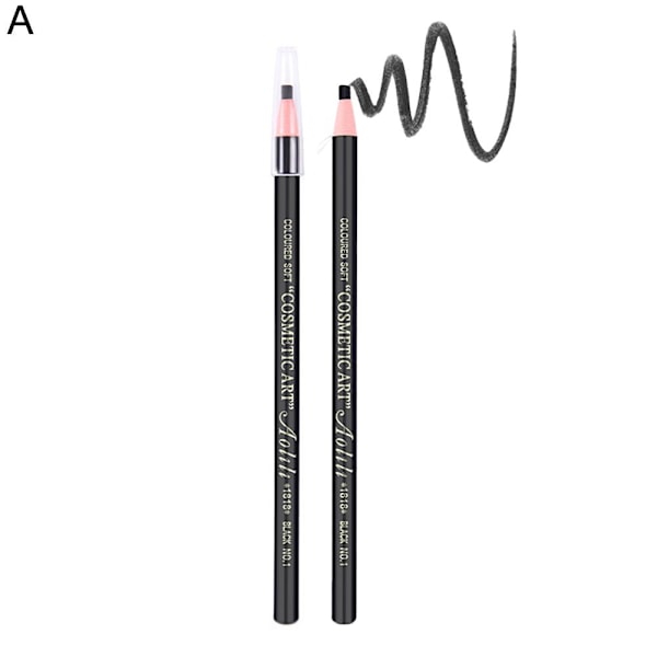 Vattentät Ögonbrynspenna Brow Liner Definer Svart Blond Mörkbrun Ny soot 15g
