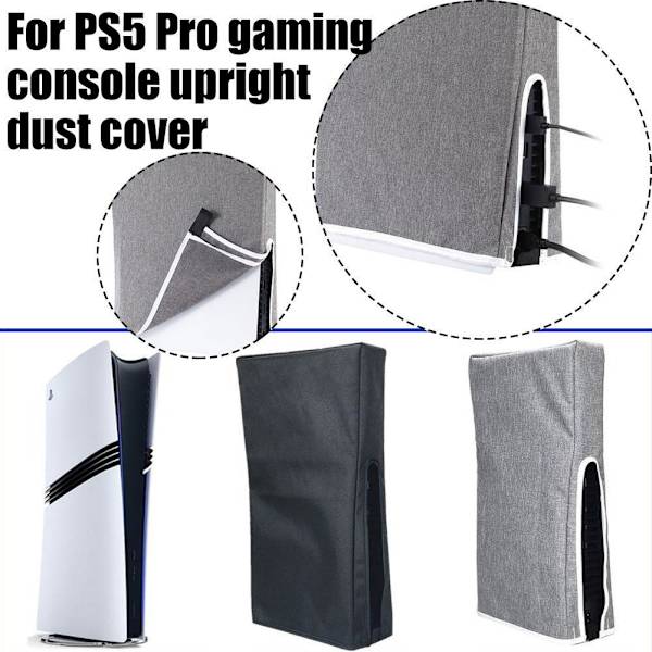 Spelkonsol Tyg Dammskydd För Ps5 Pro S8P9 U6N9 Gray 1 pcs