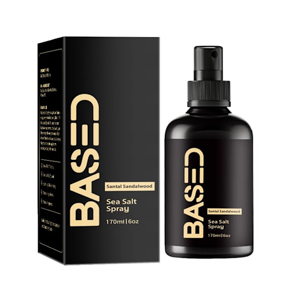 1 st Havssaltsspray för naturlig, lätt stadga, låg glans 170 ml Svart ~2025!