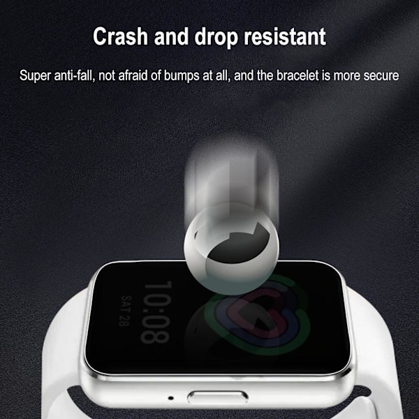 HFINGAQEX Mjuk TPU Klar Smartband Skydd för Samsung Galaxy Fit 3 Smart Armbandsskydd TPU För Fit3 Skärm R3R6 Skydd