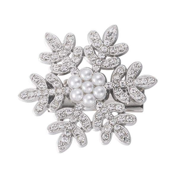 Söt Snöflinga Hårklämma Delikat Strass Hårnål AU För Kvinnor Hår A6U7 style1 One size