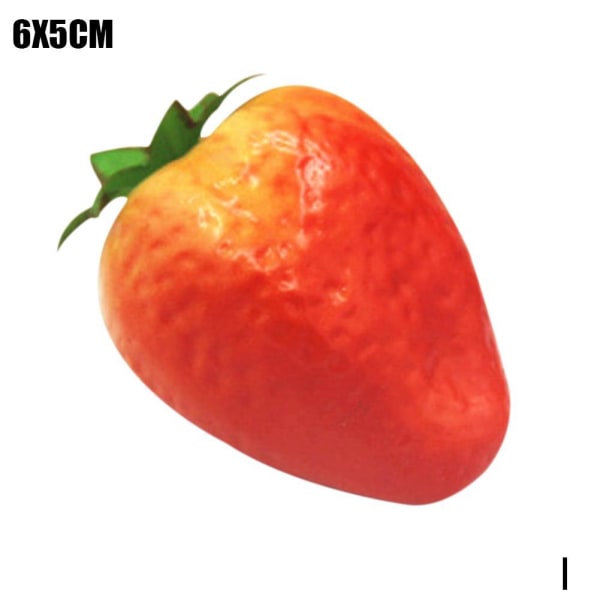 QINXI Livsstorlek Realistisk frukt Plast Frukt Simulering Artific orange 1PC