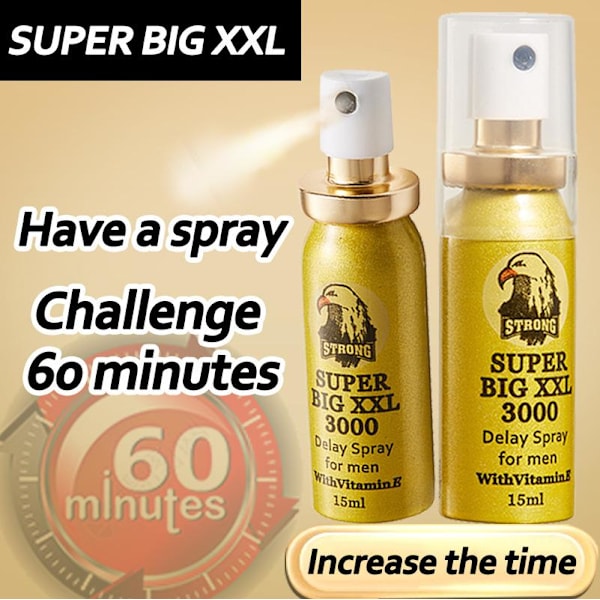 För Män Långvarig Spray Overspeed 60 Minuter Non Stop
