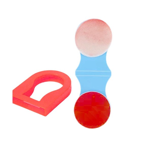 Hårkrita Flickor Present Temporär Färg Kit Tvättbar Hårkrita Färg P2A1 red One size