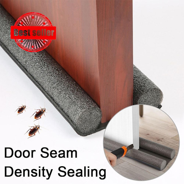 Dörrljudisolering Dammskydd, Insektsäker Bottenförsegling Dörrspringa Dörr Y9n3 brown 1pcs