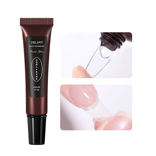 Solid Nagelspetsar Gel Högkvalitativ Mjuk Transparent Uv Gel Nagel 20g Polish A0Y0