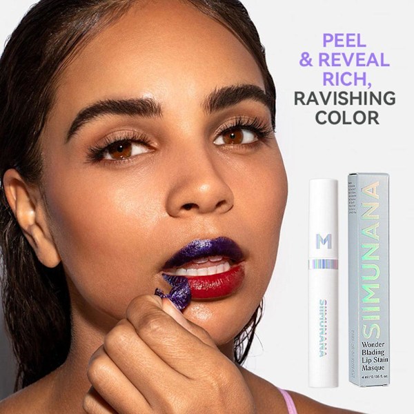 Läppfärg Peel off Läpp-tint Tattoo Färg Vattentät Långvarig 04#Darling(bright plum) 4ML