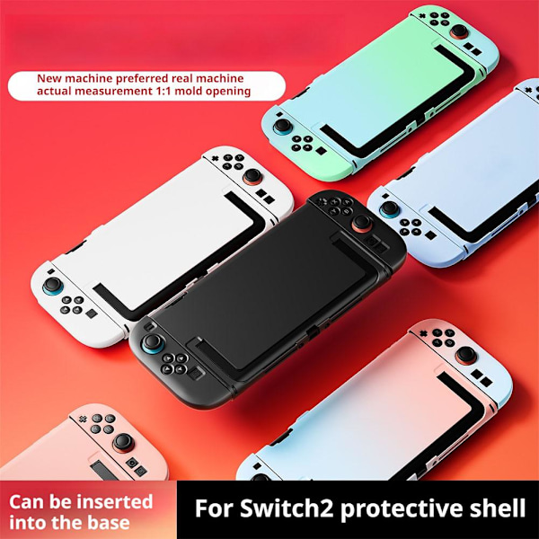 För Switch 2 Skyddsfodral Enkel Set Spelkonsol Skyddsfodral N2M3 Pink 1pcs